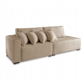 SOFA 2 LUGARES MODULADO CHAISE ISA LINHO 1,9M