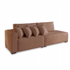 SOFA 3 LUGARES MODULADO CHAISE ISA LINHO 2,3M