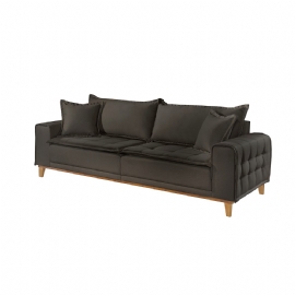 SOFA 3 LUGARES VELUDO CAROL 2,4M