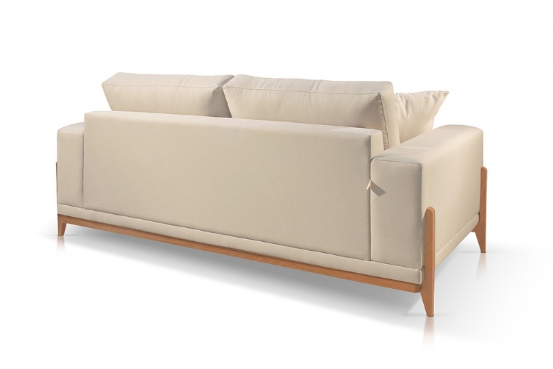 Sof 3 Lugares Linho Bella 2,5m